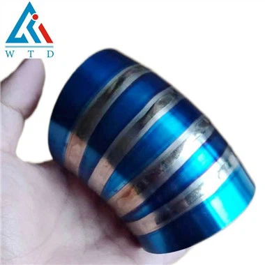 Plavi zavareni ispušni zavoji od titana