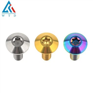 Vijci s gumbastom glavom od titana